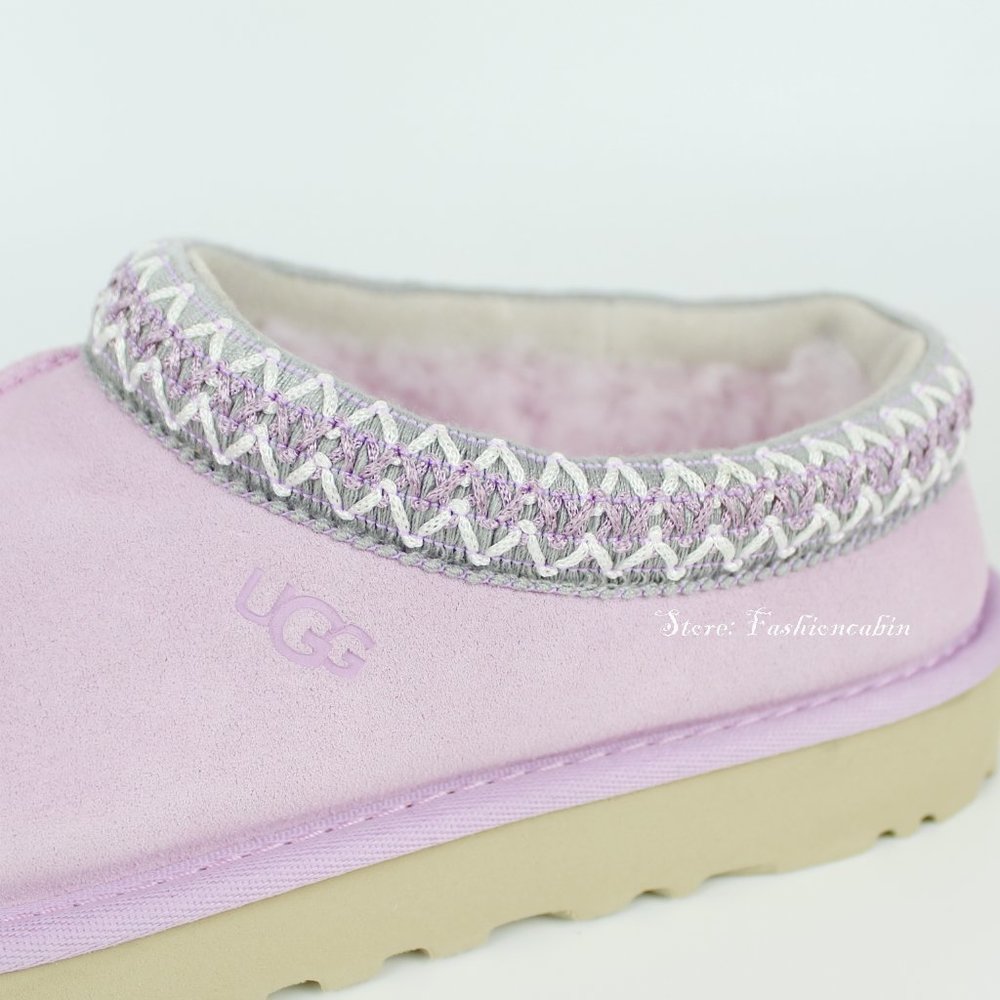 NEW UGG Suede Wool Lined Slip-on Slipper - Picture 11 of 12